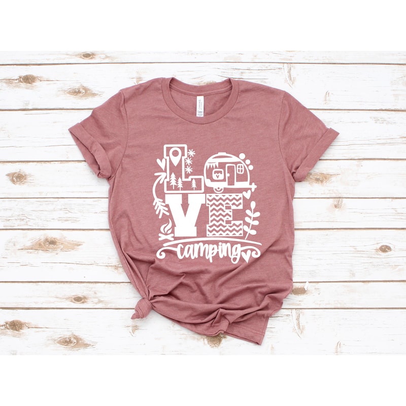 Love Camper Shirt,Camping Shirt, Travel Trailer Shirt,Happy Camper Shirt for Women,Adventure Shirt for Her,Travel Gift Cute Camping Shirt - 4.jpg