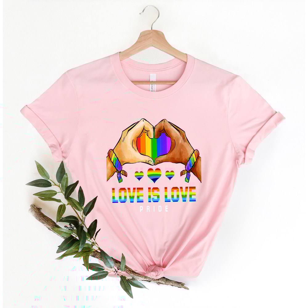 Love is Love Shirt, LGBQT Pride Shirt, Women Men Kids Toddler Baby Rainbow Shirt Retro, LGBT Shirts, Love Wins Graphic T-Shirt,Equality,Gift - 2.jpg