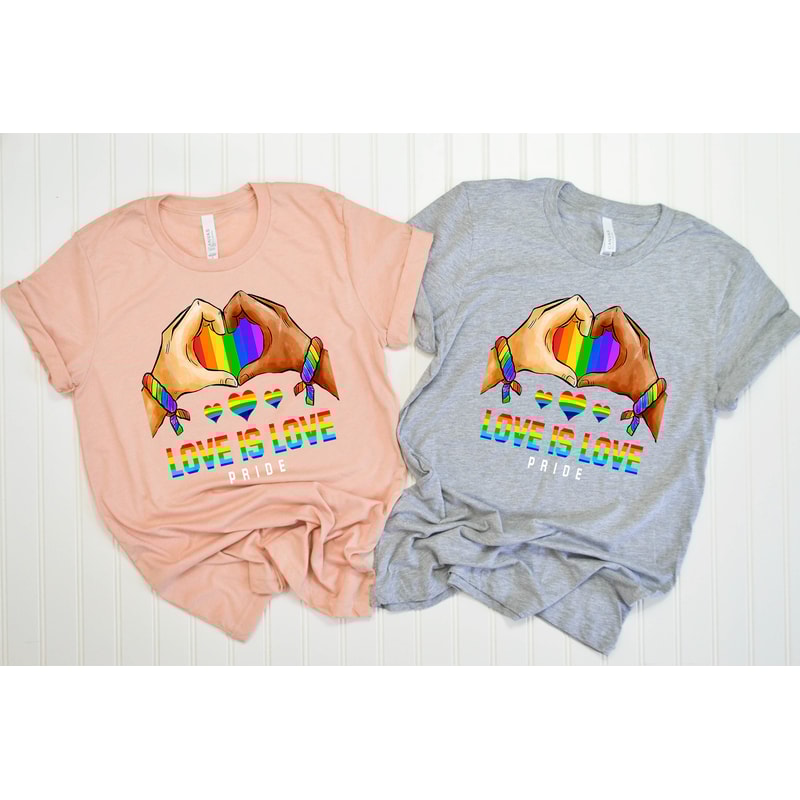 Love is Love Shirt, LGBQT Pride Shirt, Women Men Kids Toddler Baby Rainbow Shirt Retro, LGBT Shirts, Love Wins Graphic T-Shirt,Equality,Gift - 3.jpg