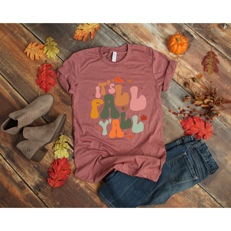 Love Fall Y'All Shirt, Leopard Print Fall Shirt, Thanksgiving,Hello Pumpkin, Fall Vibes, Peace Love Thanksgiving, Family Thanksgiving Shirt - 4.jpg
