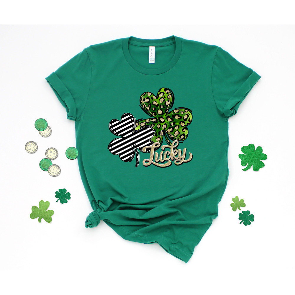 Lucky Shamrock Shirt, Shamrock Shirt, Lucky Shirt, St Patricks Day Shirt, Patricks Day Shirt, St Patricks Shirt, Patricks Day Tee, Lucky Tee - 1.jpg