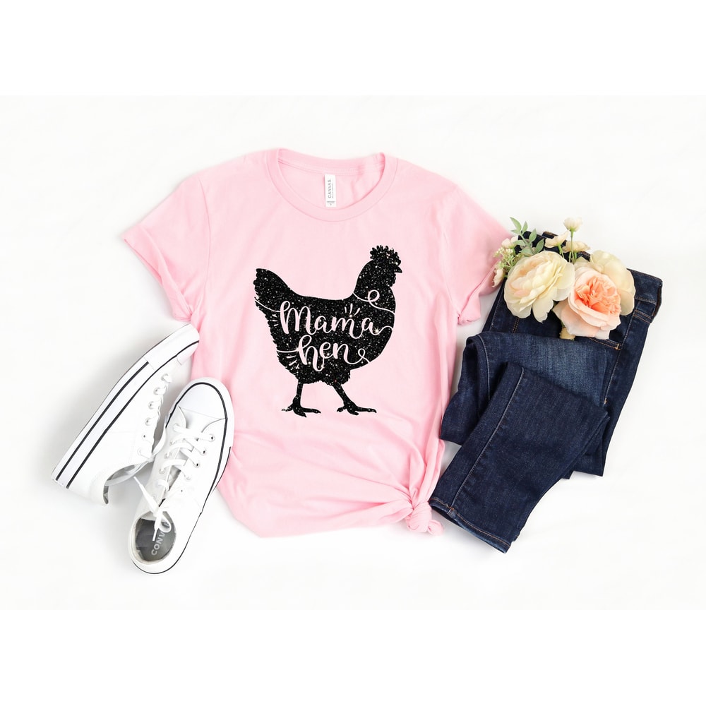 Mama Hen Shirt,Mother Hen Shirt,Farm Life Shirt,Mama Shirt,Mommy Shirt,Mothers Day Gift,Funny Chicken Shirt,Farmer Gift, Cowgirl Shirt - 3.jpg