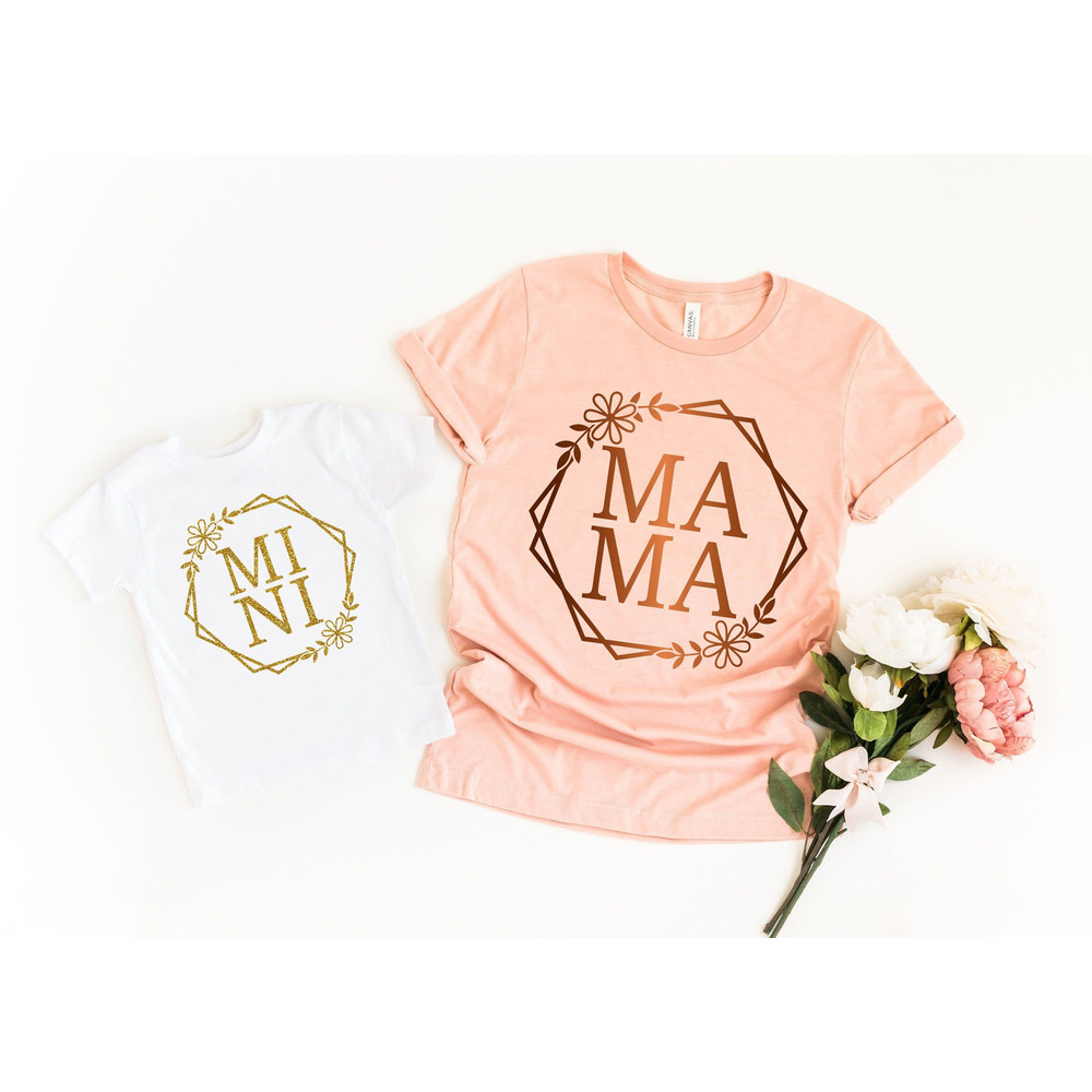 Mama Mini Shirts, Mom And Me Shirt, Mother's Day Gift, Matching Mommy and Me Shirts, Matching Mom Shirt, Mama Mini Matching Shirt, - 1.jpg