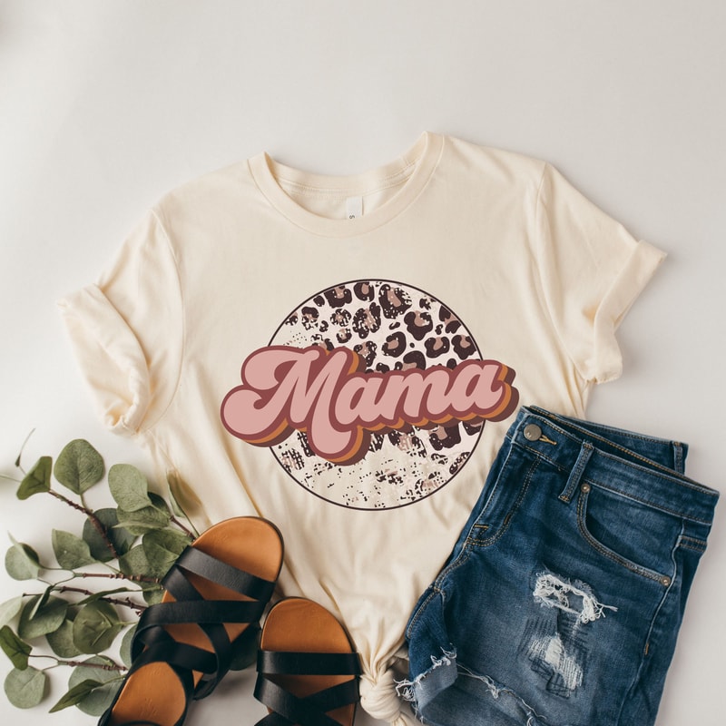 Mama Shirt, Mom Leopard Shirt, Mothers Day Shirt, Mom Life Shirt, Cute Mom Shirt, Cute Mom Gift, Mothers Day Gift, New Mom Gift, Mama Gift - 3.jpg