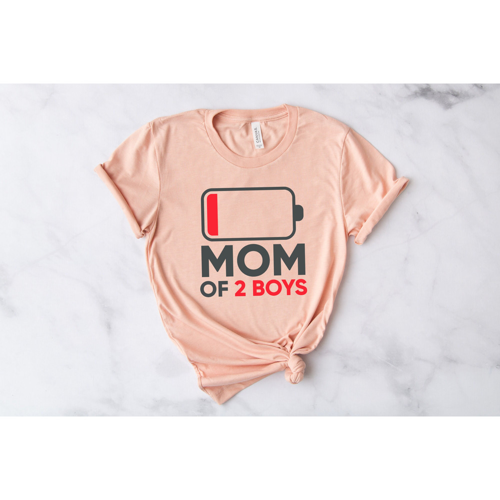 Mom of 2 Boys Funny Mothers Day Shirt, Mom of 2 Boys Shirt Gift from Son, Womens Clothing for Mom Wife, Mom Gift Idea for Wife from Husband - 1.jpg
