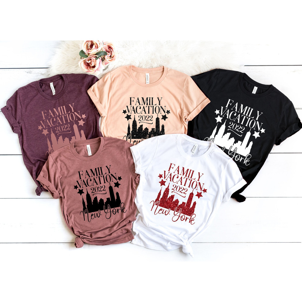 New York Family Vacation 2022 Shirt, Summer Vacation Shirts for Family, New York City Shirt, New York Lover Gift, Matching Family Vacation - 2.jpg