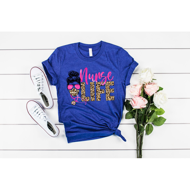 Nurse Life Shirt,Leopard Nurse Life Shirt, Leopard Cheetah Nurse Shirts,RN Shirts, Nurse Week, CNA Shirt, Nursing Shirt, Nursing School Tee - 3.jpg