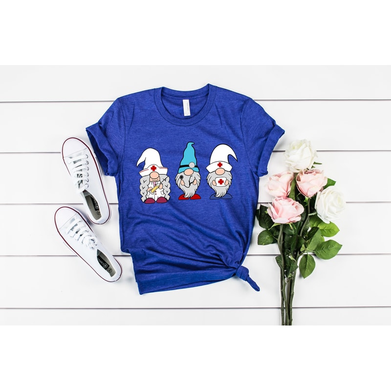Nursing with my Gnomies, Superhero Nurse, Nurse Shirt, Nursing School T Shirt, Nursing School Tee, Nurse Shirt, Nightshift Nurses - 1.jpg