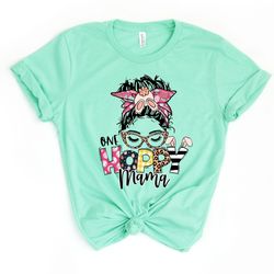 one hoppy mama shirt, mama bunny shirt, mama easter t-shirt, happy easter, easter mama shirt, easter shirts for mom