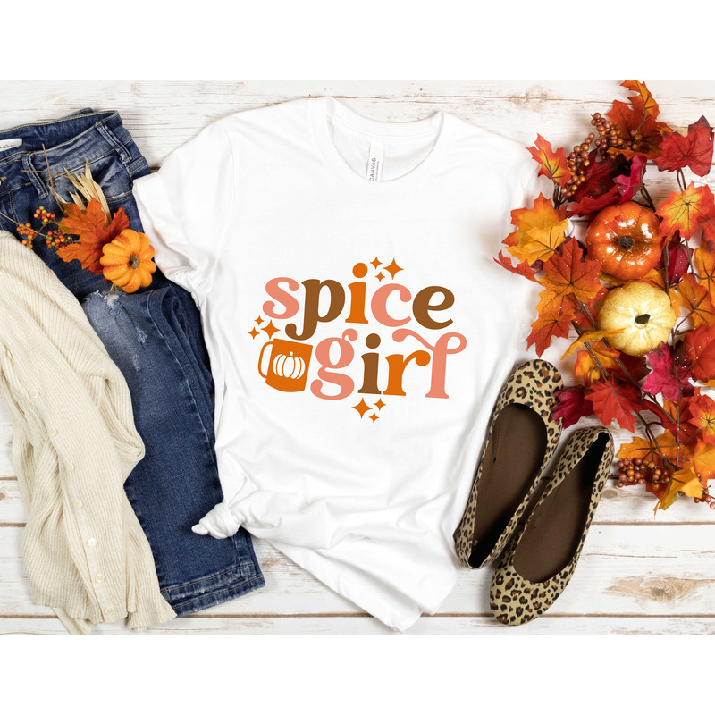 Pumpkin Spice Girl Retro Shirt,Thanksgiving Shirt,Girl Thanksgiving Shirt,Fall Shirt,Game Day Shirt,Family Matching Shirt,Shirt for Mom - 2.jpg
