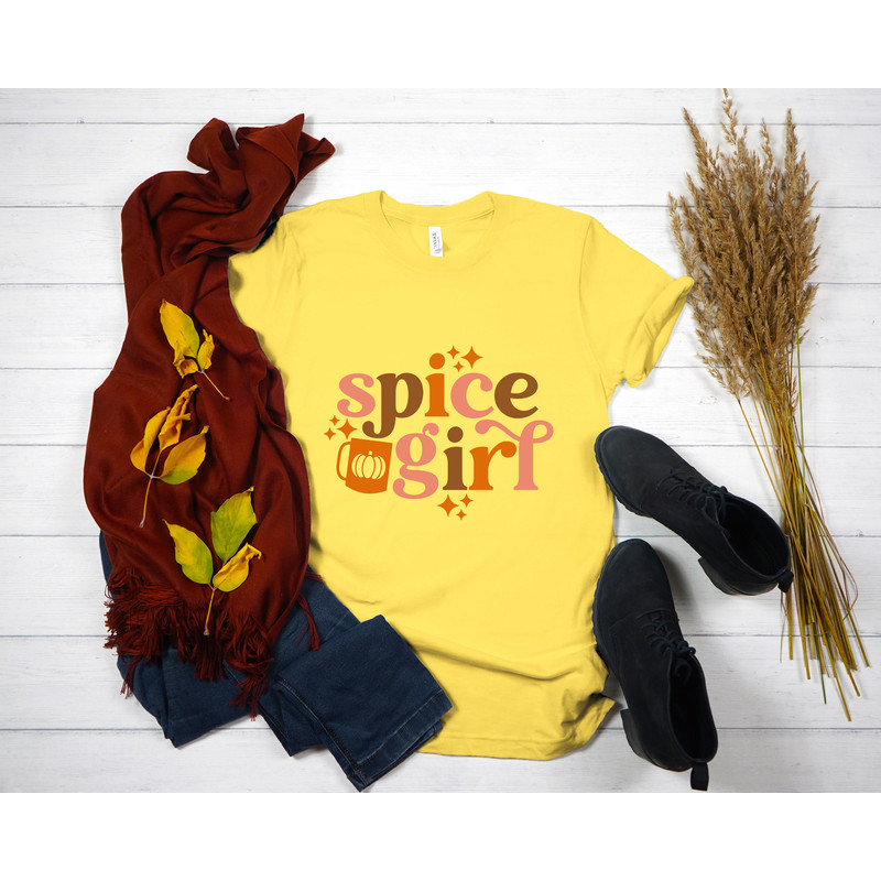 Pumpkin Spice Girl Retro Shirt,Thanksgiving Shirt,Girl Thanksgiving Shirt,Fall Shirt,Game Day Shirt,Family Matching Shirt,Shirt for Mom - 3.jpg