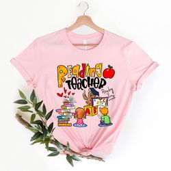 reading teacher shirt,back to school, education shirt,teacher shirt,teachergift ideas,women shirt for teacher,reading te