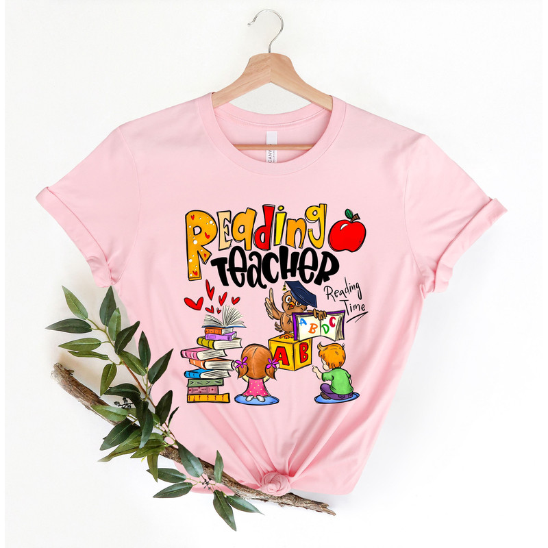 Reading Teacher Shirt,Back to school, Education Shirt,Teacher Shirt,TeacherGift Ideas,Women Shirt For Teacher,Reading Teacher Gift - 1.jpg