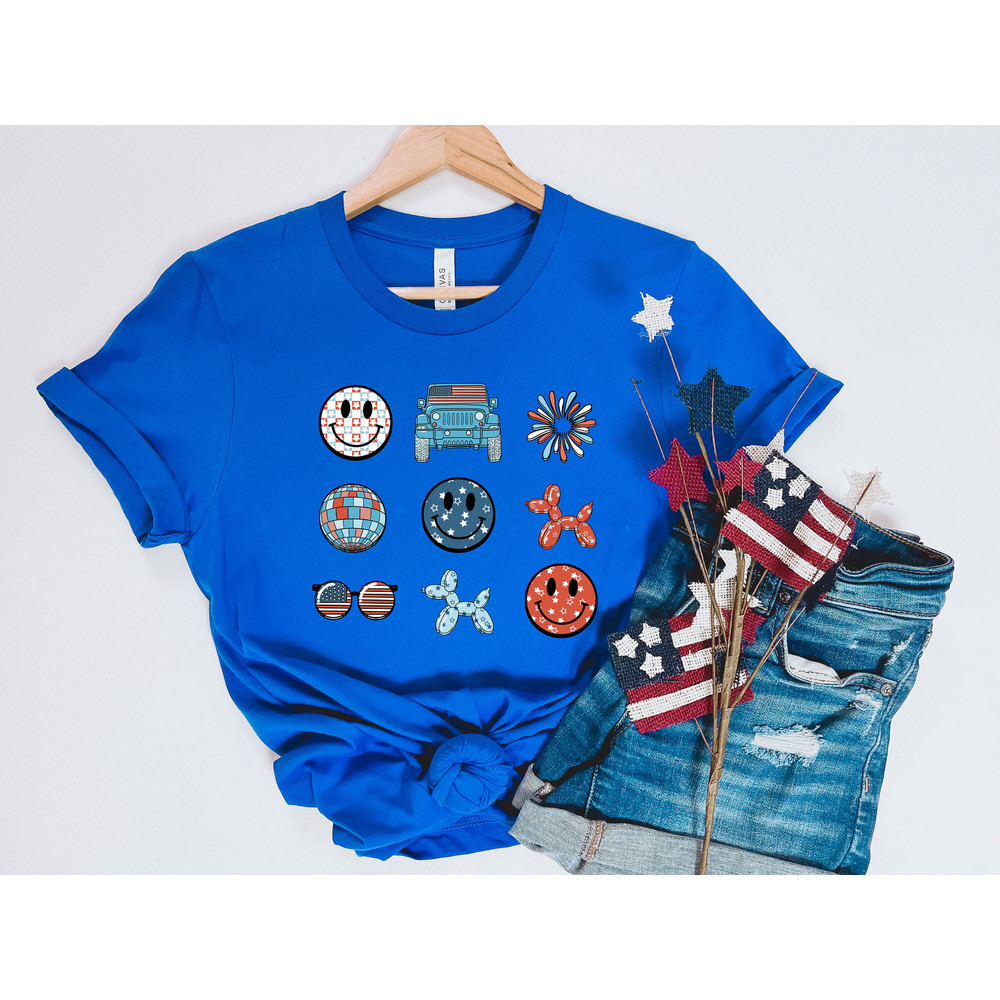 Red White and Blue, America Tee, Fourth of July Shirt Celebration T-Shirt, USA shirt, Summer BBQ Shirt, Freedom TShirt, Independence Shirt - 4.jpg