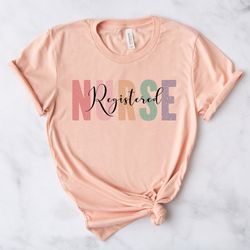registered nurse shirt for women, rn tshirt for registered nurse, nursing t-shirt for nurse, gift for registered nurse,