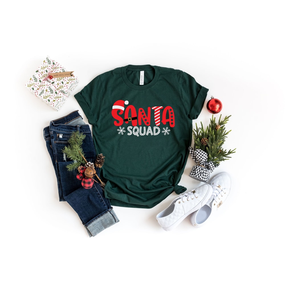 Santa Squad Shirt, Christmas Squad Shirt, Christmas Shirt, Christmas Gift, Family Christmas, Family Matching Christmas Shirt, Santa Crew - 1.jpg
