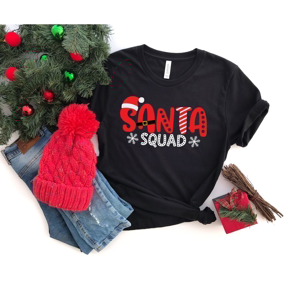 Santa Squad Shirt, Christmas Squad Shirt, Christmas Shirt, Christmas Gift, Family Christmas, Family Matching Christmas Shirt, Santa Crew - 2.jpg