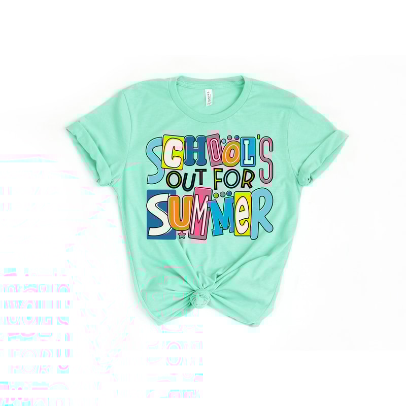Schools Out For Summer Shirt, Last Day of School, End Of School Year, Goodbye School, Teacher Off Duty, Teacher Mode Tee, Teacher Summer Tee - 2.jpg