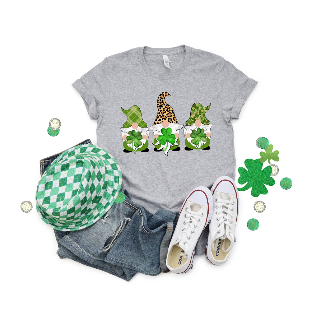 St Patrick's Day Gnomes Shirt,St Patricks Day Shirt,Shamrock Lucky Lips,Four Leaf Clover,Shamrock Shirts,Patrick's Day,Irish Tshirt - 2.jpg