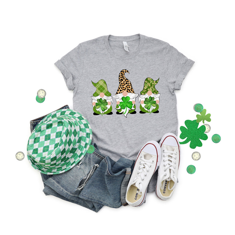 St Patrick's Day Gnomes Shirt,St Patricks Day Shirt,Shamrock Lucky Lips,Four Leaf Clover,Shamrock Shirts,Patrick's Day,Irish Tshirt - 2.jpg