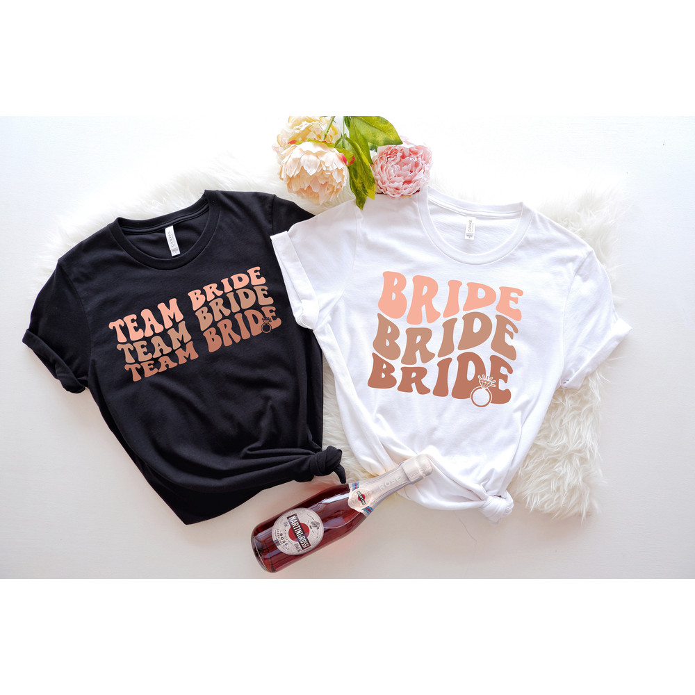 Team Bride Shirts, Bride Shirt, Bachelorette Party Shirts, Bridesmaid Shirts, Bridesmaid Proposal Gift, Bachelorette Shirts, Squad Shirt - 2.jpg