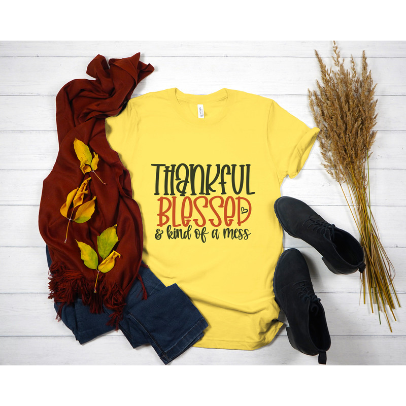 Thankful Grateful Blessed Shirt, Thanksgiving Shirt, Fall Shirt, Fall Teacher Shirt, Thankful Shirt, Thanksgiving Tshirt, Grateful Shirt - 3.jpg