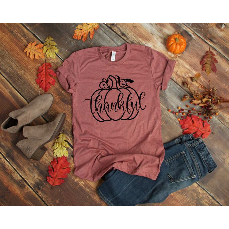 Thankful Pumpkin Shirt, Cheetah Pumpkin Shirt,Thanksgiving Shirt, Thankful Shirt,Fall Shirt, Hello Pumpkin,Family Matching Shirt - 3.jpg