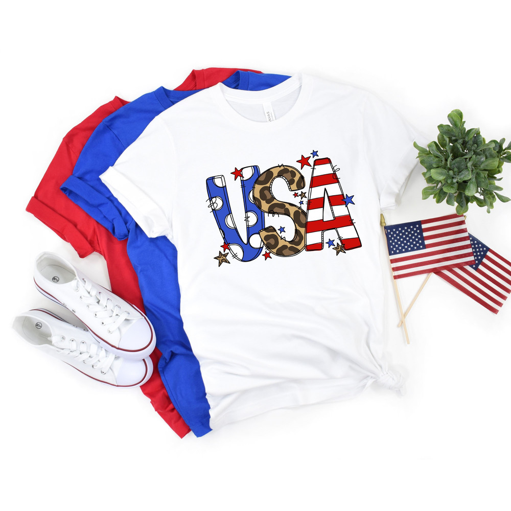 USA T-shirt, American Shirts, 4th of July Gifts, Fourth of July Apparel, 4th of July Outfits, USA Shirts, 4th of July Family Shirts - 1.jpg