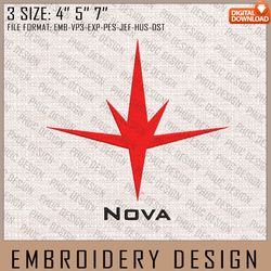 Nova Embroidery Files, Marvel Comics, Movie Inspired Embroidery Design, Machine Embroidery Design