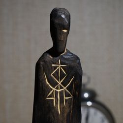 Dark Goddess archaic witch figurine sigil