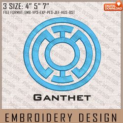 Ganthet Embroidery Files, DC Comics, Movie Inspired Embroidery Design, Machine Embroidery Design