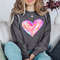 Watercolor Heart Valentines Shirt, Matching Couple Valentines Day Shirt, Be Mine Heart Shirt, Valentines Gift for Her, Cute Heart Shirt - 2.jpg