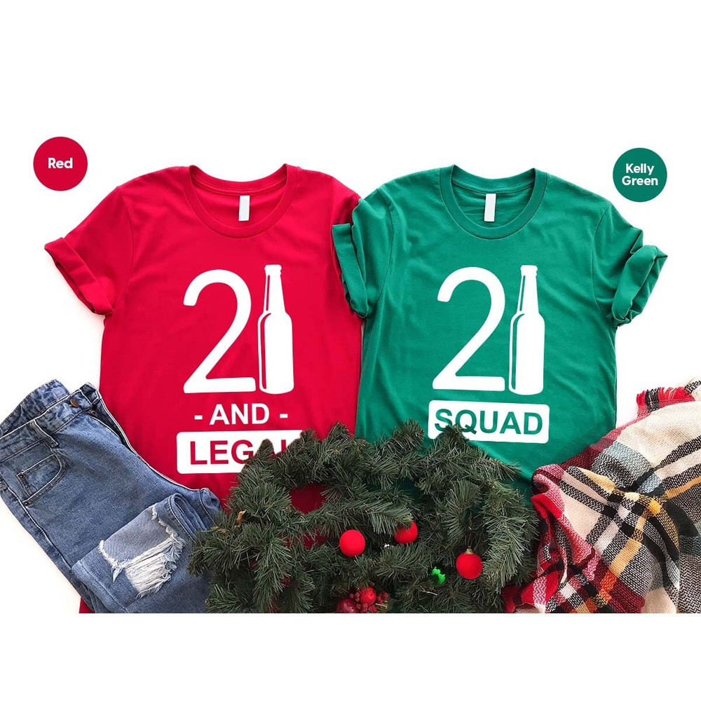 21st Birthday Matching Shirts, 21 And Legal Group Shirt, Hello 21 Shirt, Twenty-One Legal Shirt, Custom Birthday Tank Top, Gift for Birthday - 1.jpg