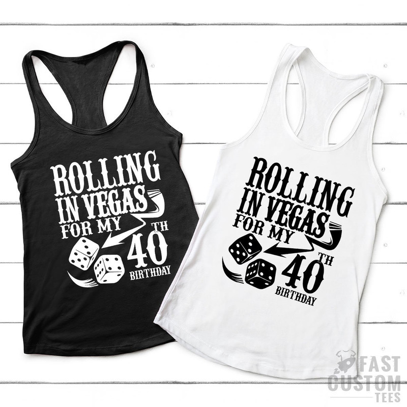 40th Birthday Shirt, 40 Years Old Gift, Vegas Birthday Shirt, Birthday Squad Shirt, Birthday Crew Shirt, Birthday Party Shirt - 8.jpg
