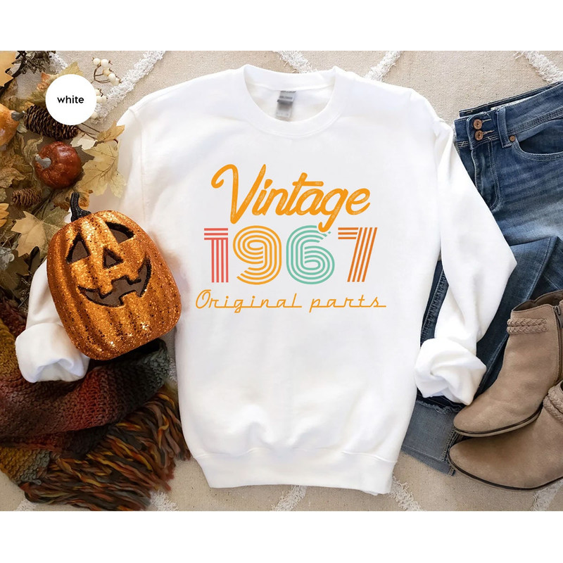 56th Birthday Sweatshirt, Vintage 1967 Hoodie, 56th Birthday Gift for Women, 56th Birthday Shirt Men, Retro Sweatshirt, Vintage Long Sleeve - 3.jpg
