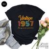 66th Birthday Shirt, Vintage T Shirt, Vintage 1957 Shirt, 66th Birthday Gift for Women, 66th Birthday Shirt Men, Retro Shirt, Vintage Shirts - 3.jpg