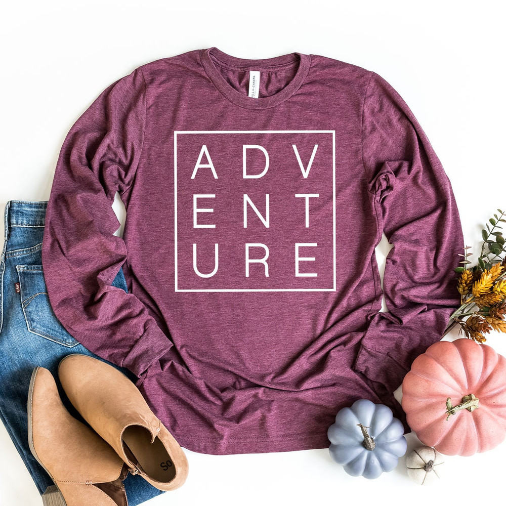 Adventure and Nature Long Sleeve Shirt, Vacation Shirt, Camping and Hiking Longsleeve Shirt, Camp Gifts, Outdoor and Travel T Shirts - 3.jpg