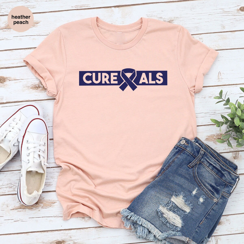 ALS Awareness Month Shirt, Cure ALS T Shirt, ALS Ribbon Graphic Tees, Support Vneck T-Shirt, Als Warrior Shirt, Survivor Shirt - 3.jpg