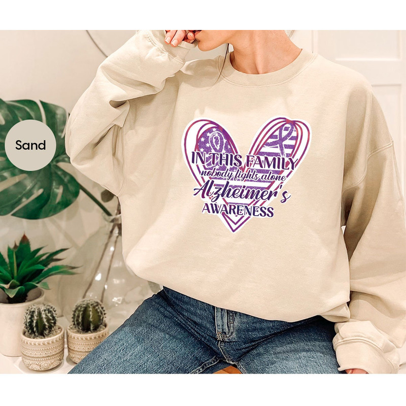 Alzheimer T-Shirt, Alzheimer Fighter Shirt, Family Support Sweaatshirt, Alzheimers Awareness Graphic Tees, Alzheimers Gifts, Support Gifts - 7.jpg