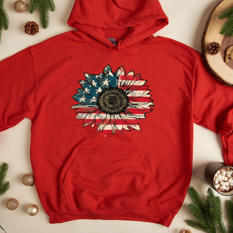 America Flag Sunflower Sweatshirt, US Flag Sunflower Hoodie, 4th Of July Sunflower US Flag Sweatshirt, Independence Day Long Sleeve Shirts - 4.jpg