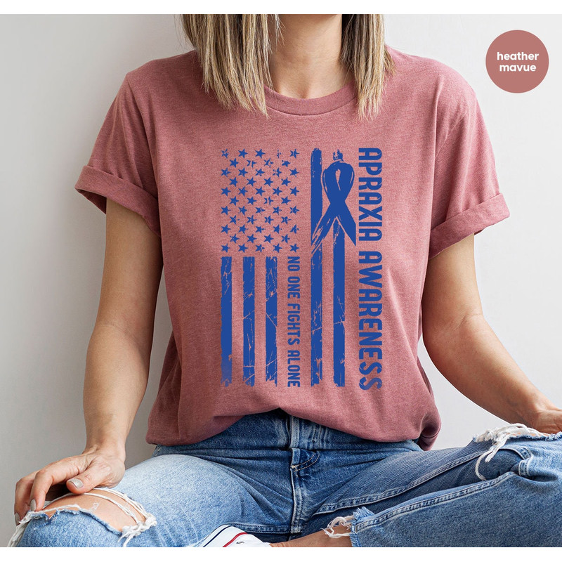 Apraxia Awareness Graphic Tees, Apraxia Support Shirt, Apraxia Survivor Shirt, Apraxia Gifts, Apraxia Ribbon T-Shirt, Apraxia Vneck Shirt - 3.jpg