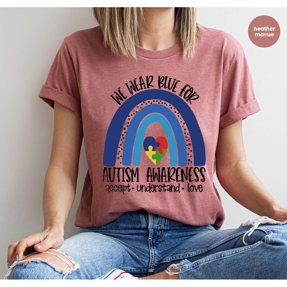 Autism Awareness Shirt, Autism Support T-Shirts, Autism Mom Sweatshirt, Neurodiversity TShirts, Autism Teacher Shirts, Autism Gifts - 2.jpg