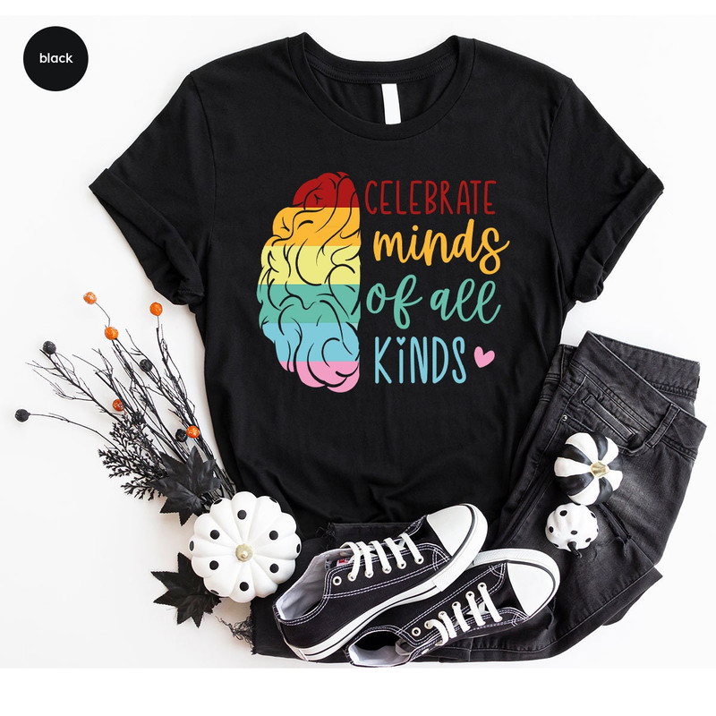 Autism Shirt, Neurodiversity Crewneck Sweatshirt, Celebrate Minds of All Kinds T-Shirt, Autism Awareness Tees, Neurodiverstiy Gift - 6.jpg