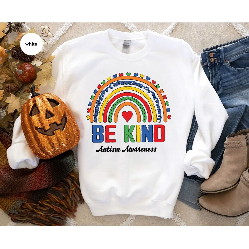 Autism Support Hoodies and Sweaters, Autism Awareness Crewneck Sweatshirt, Neurodiversity Long Sleeve T-Shirt, Autism Hooded, Awareness Gift - 1.jpg