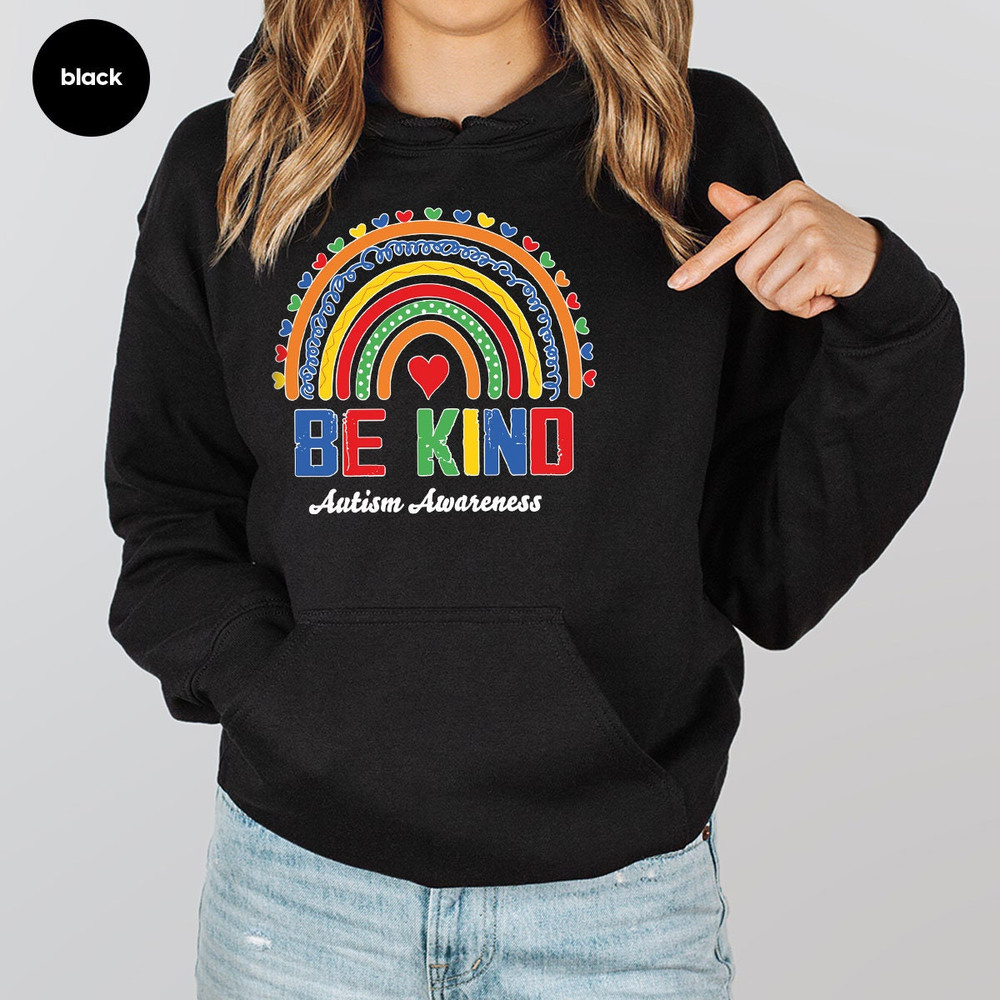 Autism Support Hoodies and Sweaters, Autism Awareness Crewneck Sweatshirt, Neurodiversity Long Sleeve T-Shirt, Autism Hooded, Awareness Gift - 4.jpg