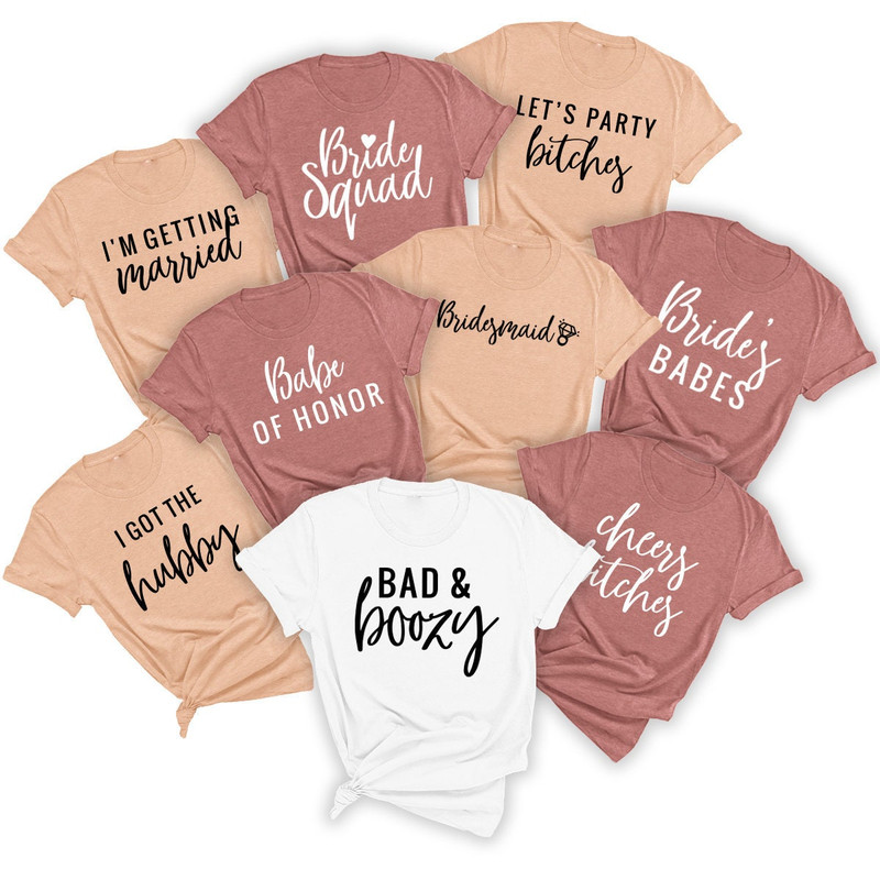 Bachelorette Party Tee, Bachelorette Favors, Bridesmaids T Shirt, Bride Crew Shirts, Team Bride Tee, Bridesmaids Gifts, Bridal Party Gifts - 3.jpg