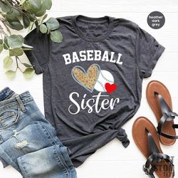 baseball sister shirt, softball sister shirt, baseball sister t-shirt, baseball fan sister shirt, baseball little sister