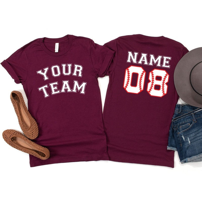 Baseball Team Shirts, Personalized Gift, Baseball Gift, Custom Player Name Shirt, Matching Baseball Team Shirts, Baseball Numbers Sweatshirt - 6.jpg
