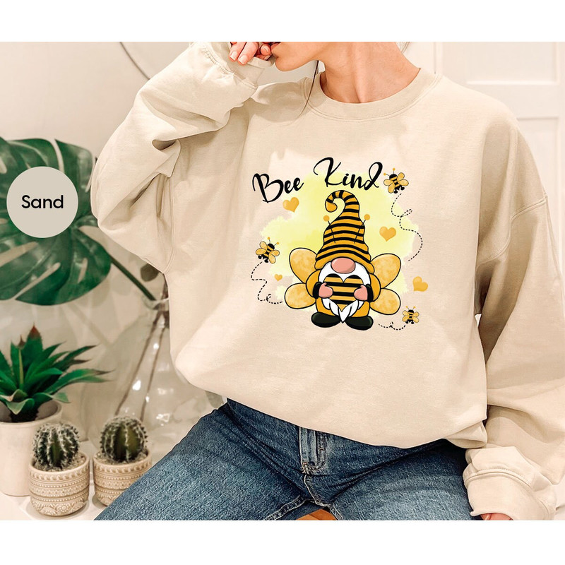 Be Kind Shirt, Inspirational Graphic Tee, Motivational Shirt, Mental Health TShirt, Positive Shirt, Cute Gnome Shirt for Women, Gift for Her - 7.jpg