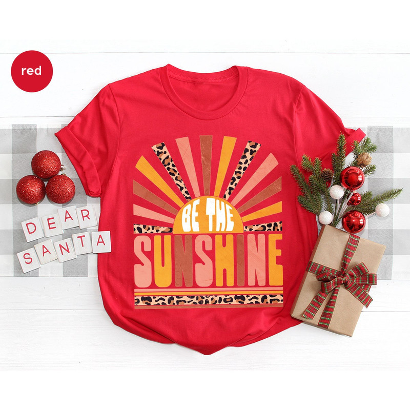Be The Sunshine Shirt, Retro Sun T Shirt, Summer Shirt For Women, Kindness T-shirt, Vintage Graphic T-Shirt, Motivational Shirt - 7.jpg